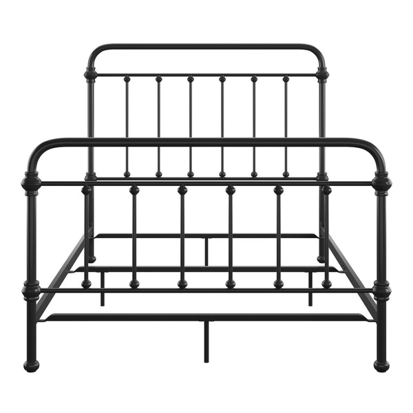Homelegance Templin Iron Spindle Bed Metal Frame for Modern Classic Bedroom Style Full 426BF-BK