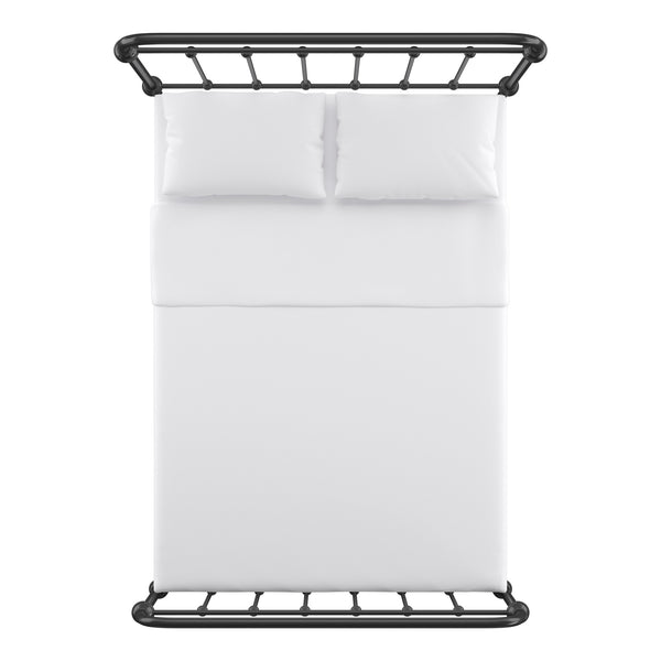 Templin Iron Spindle Bed Metal Frame for Modern Classic Bedroom Style