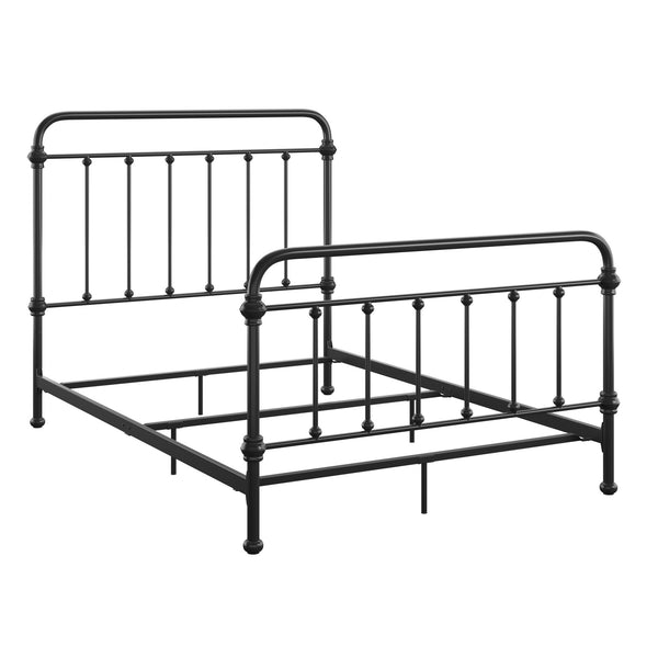 Templin Iron Spindle Bed Metal Frame for Modern Classic Bedroom Style