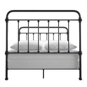 Templin Iron Spindle Bed Metal Frame for Modern Classic Bedroom Style