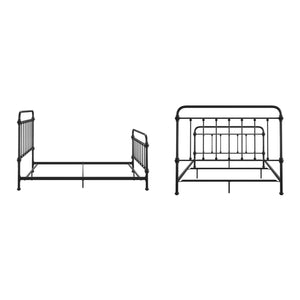 Templin Iron Spindle Bed Metal Frame for Modern Classic Bedroom Style