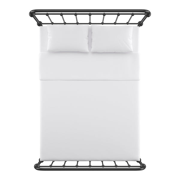 Templin Iron Spindle Bed Metal Frame for Modern Classic Bedroom Style