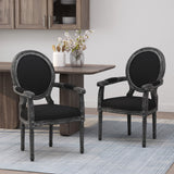 Christopher Knight Home® - Noble House - Judith French Country Wood Upholstered Dining Chair - Set of 2