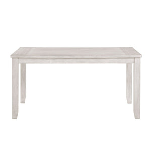 English Elm Modern Farmhouse Rectangular Dining Table Seats 6 Acacia Wood Distressed Finish B011P416558