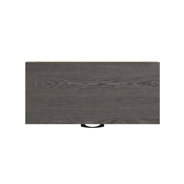 English Elm Wallace & Bay - Stone Brown 5-Drawer Dresser with Grey-Brown Laminate Finish, Stylish Storage, Durable Care-Friendly Design B361P384482