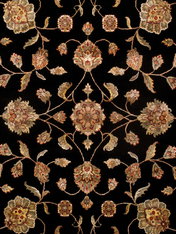 Pasargad Home Agra Collection Hand-knotted Wool Area Rug - Timeless Design, 8'11'' X 12'2''   Pdde-2b 9x12