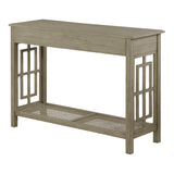 OSP Home Furnishings Cambridge Foyer Table Bone Finish