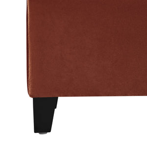 English Elm Christopher Knight Home® - Storage Ottoman with Velvet Upholstery and Birch Legs — 50.5" Rectangular Bench with Hidden Storage, Multiroom Use Blush N778P185125B