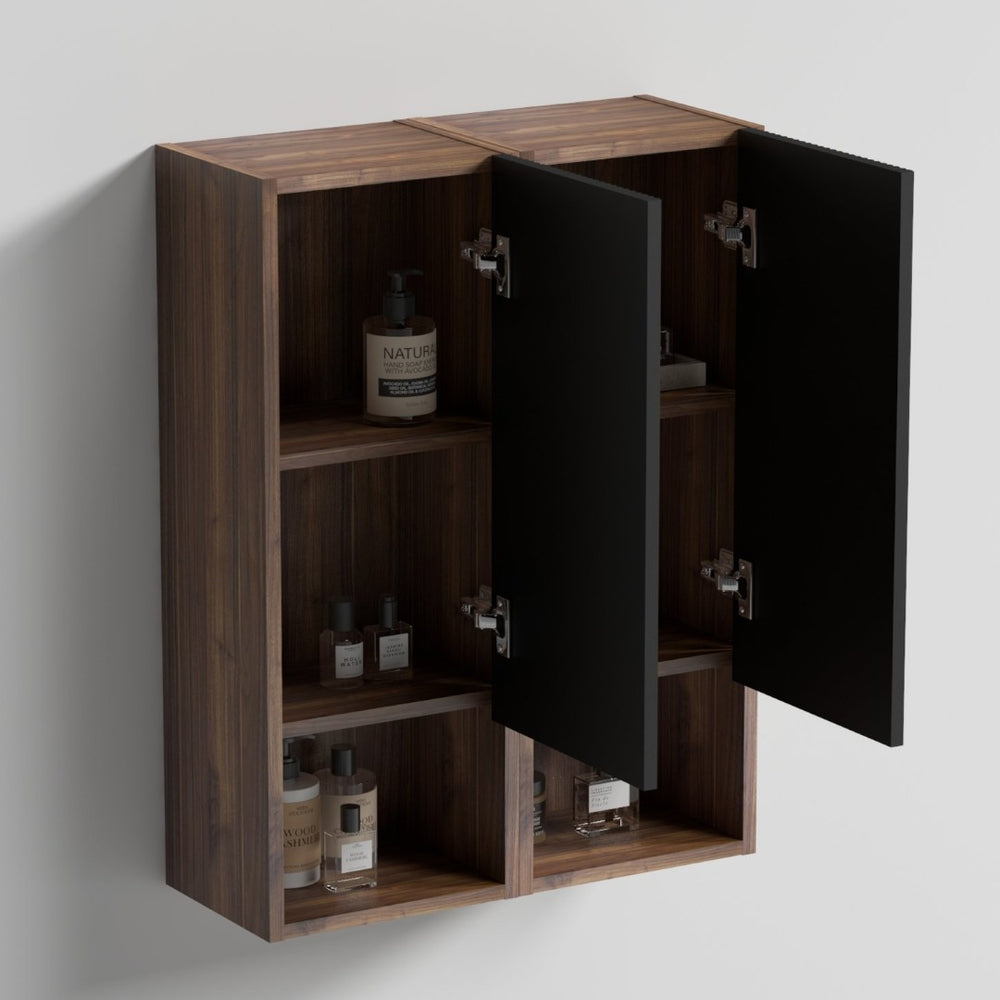 English Elm Cc1014s110.309 Floating Wall Cabinet Walnut Grille Mid-century Bathroom Storage W1865S00180