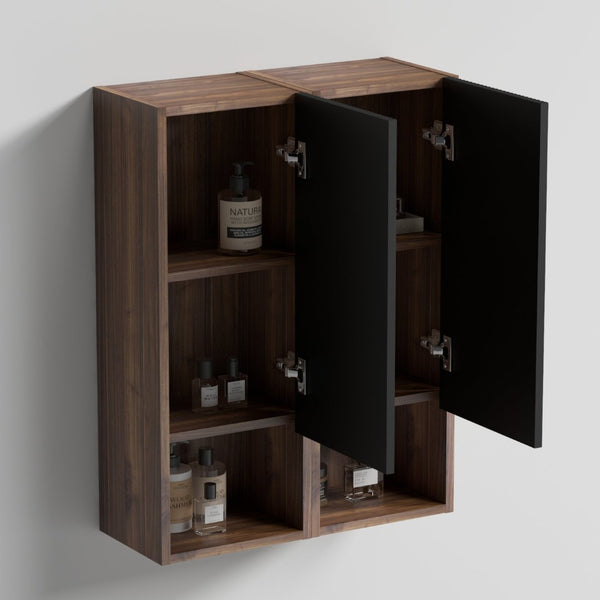 English Elm Cc1014s110.309 Floating Wall Cabinet Walnut Grille Mid-century Bathroom Storage W1865S00180