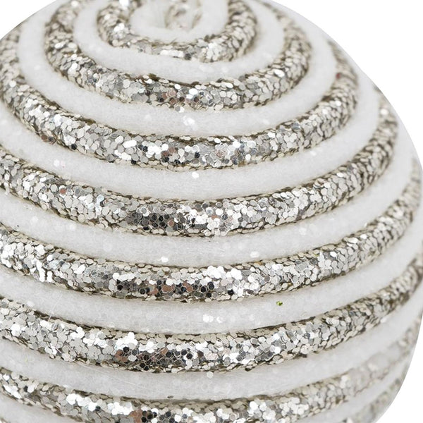 English Elm D3.9" Plastic Styrofoam Christmas Ball Ornaments Set of 12 Festive Holiday Tree Decor W2078P247929