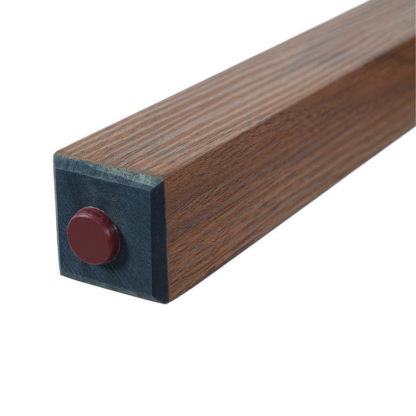 English Elm Wooden Modern Dining Chairs Set of 4 with Upholstered Beige Fabric, Rubber Wood Legs, 250lb Capacity Walnut N752P300578D