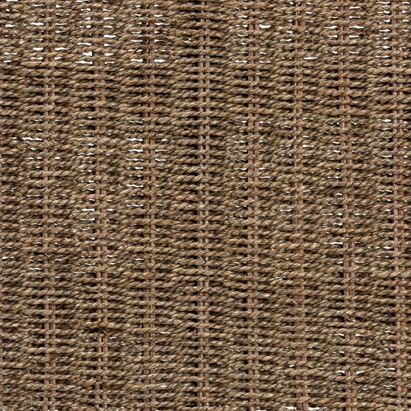 English Elm Modern Handwoven Rattan Mahogany Bench Artisan Boho Accent for Bedroom or Entryway B2750P470074