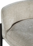 Burton Beige Chenille Fabric Stool 429Beige-C Meridian Furniture