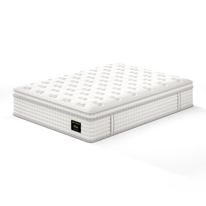 English Elm 14'' Queen Hybrid Mattress Pocket Coils Memory Foam Zoned Spinal Support Fiberglass Free B2716P383537