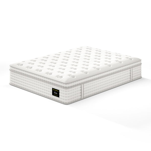 English Elm 14'' Queen Hybrid Mattress Pocket Coils Memory Foam Zoned Spinal Support Fiberglass Free B2716P383537