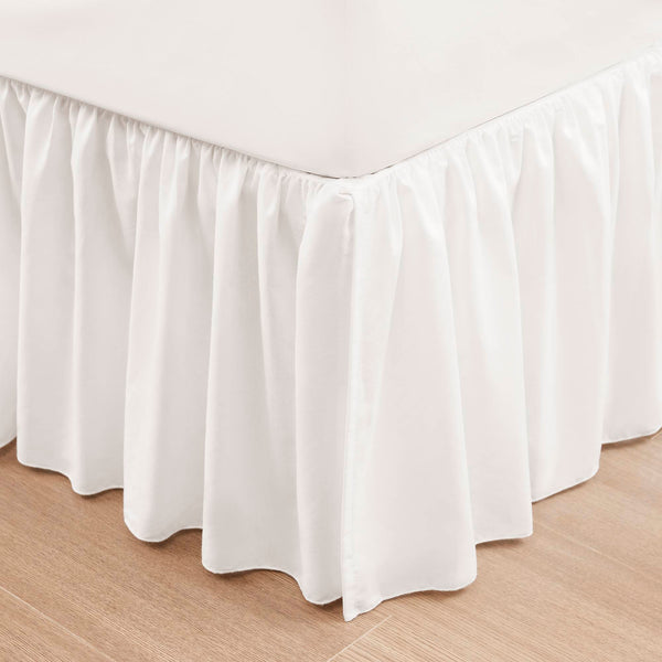 English Elm 9 Piece Cotton Percale Comforter Set Queen - Luxurious, Breathable Bedding With Decorative Pillows & Bed Skirt B035P294109