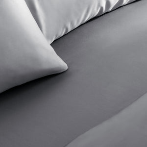 English Elm Weekender Tencel Sheet Set - Slate, Luxurious Deep Pocket Design For Ultimate Comfort & Cool Sleep B350P394964-GIGA