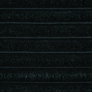 English Elm Corduroy Plush U-Shaped Sectional Sofa with Storage Ottoman, Pet-Friendly Durable Modular Comfort Black W2915S00063