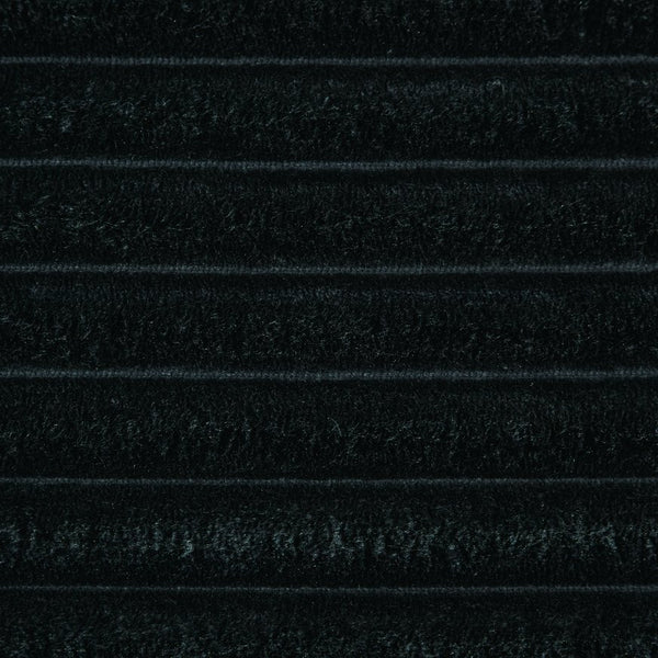 English Elm Corduroy Plush U-Shaped Sectional Sofa with Storage Ottoman, Pet-Friendly Durable Modular Comfort Black W2915S00063