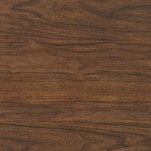 English Elm Ferrara Walnut Counter Height Table with 2 Drawers, Angled Legs, Shelves for Storage & Display (59.5"L) B062S01014