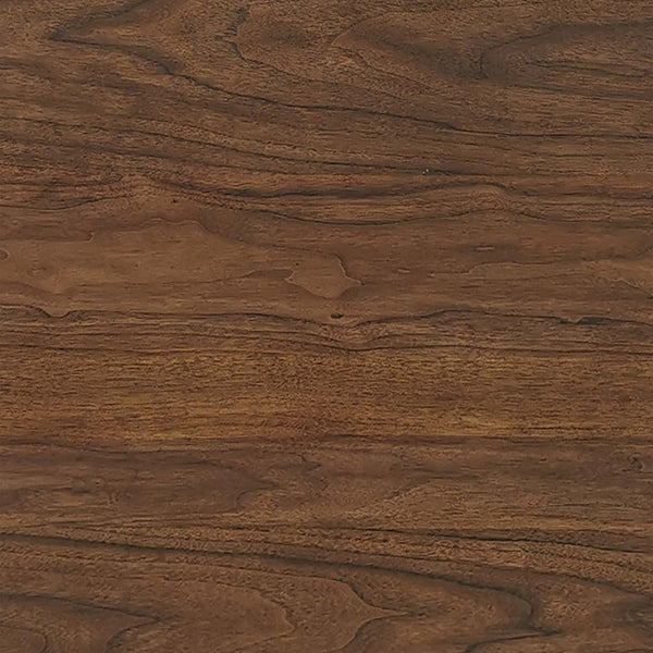 English Elm Ferrara Walnut Counter Height Table with 2 Drawers, Angled Legs, Shelves for Storage & Display (59.5"L) B062S01014