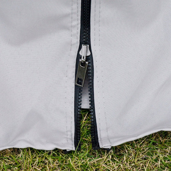 English Elm Outsunny 10' X 13' Stylish Patio Gazebo With Netting & Curtains, Durable Aluminum Frame For Outdoor Bliss W2225P174179-GIGA