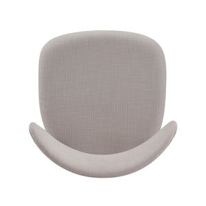 English Elm Christopher Knight Home® - Mid-Century Upholstered Side Chair with Solid Rubberwood Legs, Ergonomic Foam Seat, Durable Bentwood Finish Beige,Natural N768P331579N