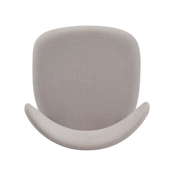 English Elm Christopher Knight Home® - Mid-Century Upholstered Side Chair with Solid Rubberwood Legs, Ergonomic Foam Seat, Durable Bentwood Finish Beige,Natural N768P331579N