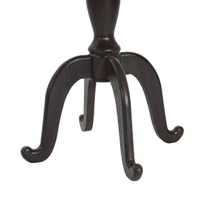 English Elm Christopher Knight Home® - End Table French Country Black & Natural Octagonal Lipped Top with Ornate Spider Leg Base, 25" H N771P328546B