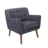 OSP Home Furnishings Mill Lane Chair Navy