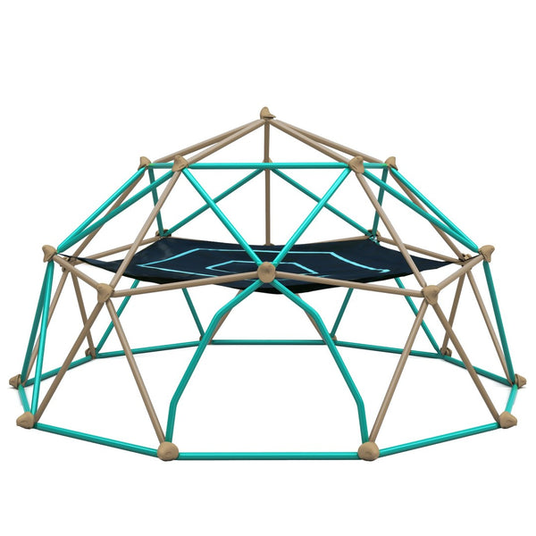 English Elm 13ft Geodesic Steel Climbing Dome with Hammock Holds 7 Kids Rust Proof Outdoor N710P345669E