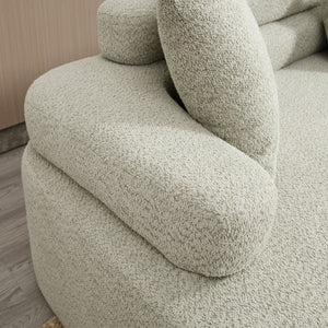 English Elm Modern Foam-Filled Sleeper Sofa Bed For Living Room & Bedroom, Stylish Boucle Design, 3 Colors W2705S00008-GIGA