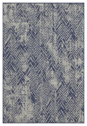English Elm Sunshine Indoor/Outdoor Area Rug – Durable 7'10" X 10'3" Blue Flatweave, Perfect For High-Traffic Spaces B186P198880-GIGA