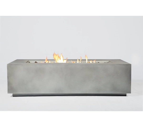 English Elm LSI 2-Person Rattan Wicker Seating Set with Concrete Fire Pit, Plush Cushions, All-Weather Durability B120S00062