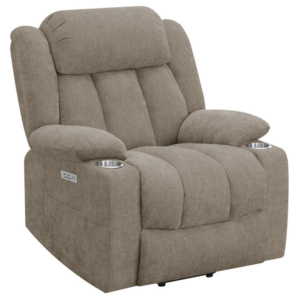 English Elm Beca Power Lift Recliner Polyester Upholstered Tufted Chair with Usb Port B062P472465