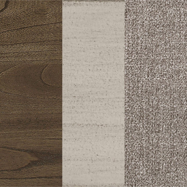 English Elm Seaside 7-Piece Dining Table Set: Charming Nutmeg & Rustic Cream For Cozy Family Gatherings B062S01224-GIGA