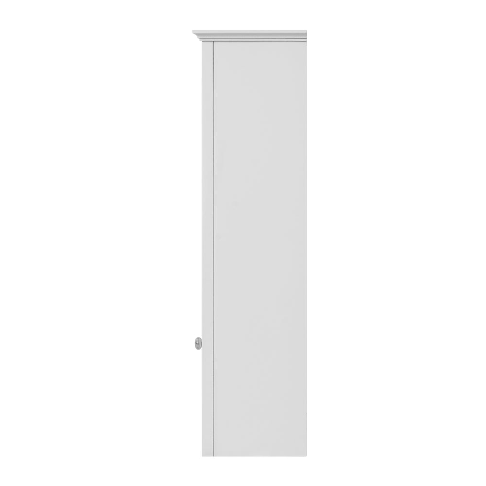 English Elm 36'' Modern Medicine Cabinet Wall Mounted Mirror with Adjustable Shelf, MDF Durable Storage, White N710P322791K