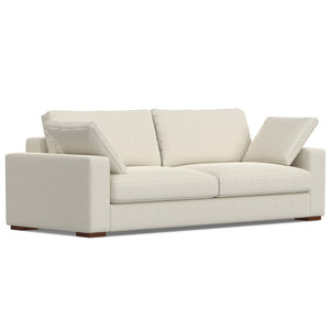 English Elm Charlie Oversized Deep Seater Sofa - Eco-Friendly Cream Fabric, Plush Comfort, Perfect For Lounging B136P199253