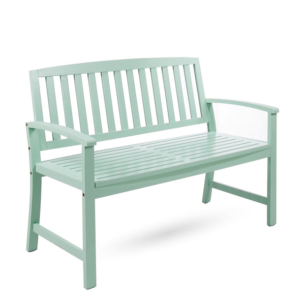 English Elm Christopher Knight Home® - LOJA Bench - Acacia Wood Outdoor Bench with Ergonomic Curved Backrest, Durable Stable Construction Mint 57495.00ACALMNT