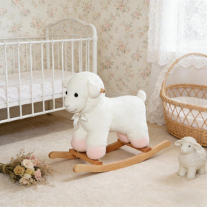 English Elm Walking Horse Ride on Toy Plush Pedal Pony with Wheels for Kids Ages 3 to 8 T3971P442703