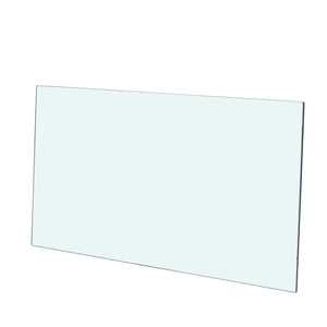 English Elm Rectangle Tempered Glass Table Top 47.2x23.6in 3/8in Thick Durable Clear Surface for Dining/Desktop Furniture Accessories W1718P352260