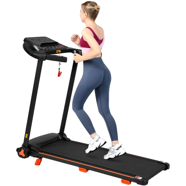 English Elm Treadmills Folding Home Fitness Machine 2.5hp Motor Shock Absorbing Belt Bluetooth Speaker N728P266573A