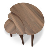 English Elm Ashcroft Furniture - Dainty Walnut Nesting Table