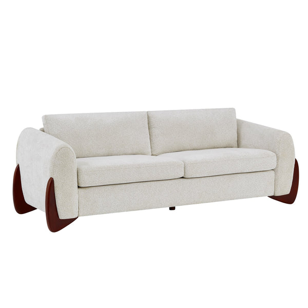 English Elm Christopher Knight Home® - 89"L Beige Chenille Sofa – Plush Comfort, Durable Design, Perfect For Apartments & Family Rooms N771P345832M_ N771P345833M