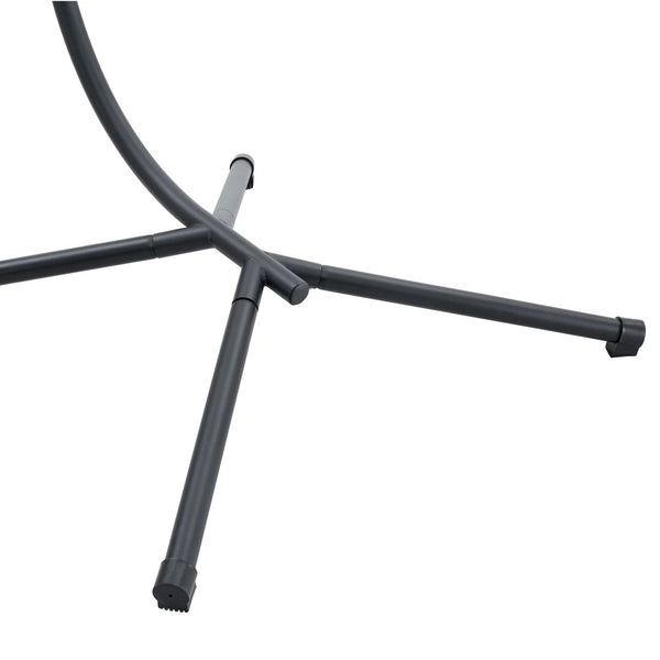 English Elm Grheavy-duty Iron Egg Chair Pe Rattan Woven Swing Seat for Patio or Living Room W2920P281903