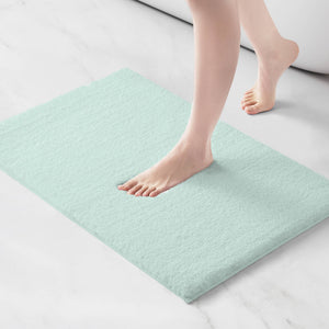 JLA Home Madison Park Signature - Bath Ultra-Plush Microfiber Rug with Quick-Dry Technology, Non-Skid Backing, OEKO-TEX Certified Comfort Seafoam MPS72-607