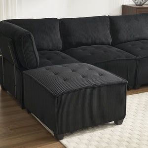 English Elm United We Win U-Shaped Modular Sectional Sofa With Reversible Chaise – 6-Seater Comfort For Any Room W1568S00159-GIGA