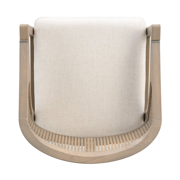 English Elm Christopher Knight Home® - 7PCS Mid-Century Modern 7-Piece Dining Set with Sculptural Pillar Table and Ergonomic Rattan Chairs Beige+Natural,Natural N771P256965A_N771P296162A_N771P296163A