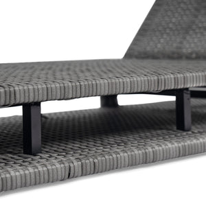 English Elm Christopher Knight Home® - Outdoor Acacia Wood Counter Height Barstool Set of 2 with Curved Backless Seats Rustic Weather-Resistant Grey N772P248136G